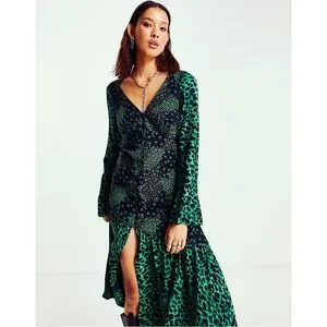 Topshop star wrap outlet dress